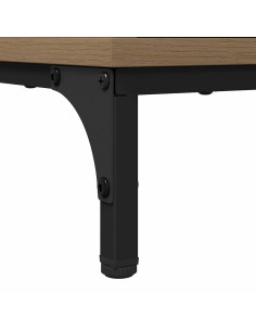 Tavolino da salotto rovere artigianale 90 x 49 x 46 cm 2