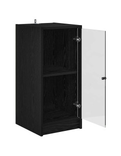 Credenza Rovere nero 35 x 37 x 76 cm Legno multistrato