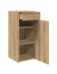 Credenza Rovere nero 42,5 x 40 x 93 cm Legno multistrato