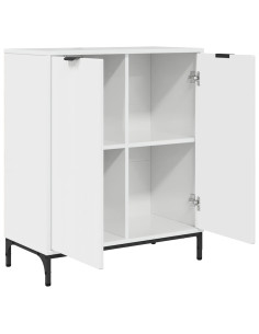 Credenza Bianco lucido 69.5 x 33 x 82 cm Legno multistrato