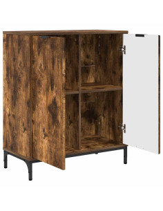 Credenza Rovere fumo 69.5 x 33 x 82 cm Legno multistrato