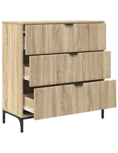Credenza rovere sonoma 79.5 x 33 x 82 cm Legno multistrato