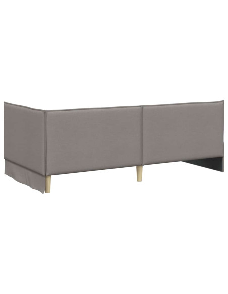 Cornice del letto ad angolo Talpa 90 x 200 cm Tessuto