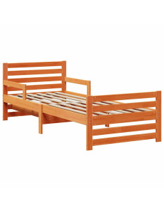 Letto Estensibile per Bambini Cera marrone 80 x 130 / 165 / 200 cm