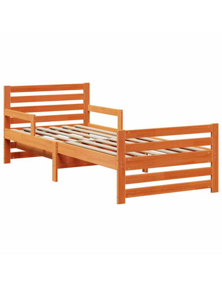 Letto Estensibile per Bambini Cera marrone 80 x 130 / 165 / 200 cm
