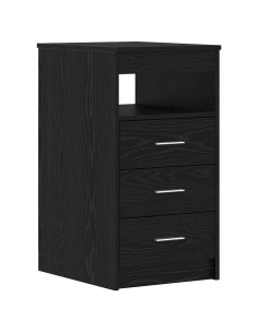 Scrivania Rovere nero 140 x 50 x 76 cm Legno multistrato