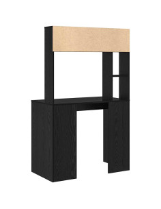 Scrivania Rovere nero 91 x 50 x 149 cm Legno multistrato