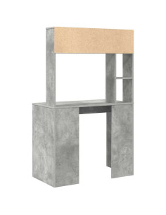 Scrivania Grigio cemento 91 x 50 x 149 cm Legno multistrato