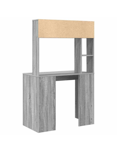 Scrivania Grigio sonoma 91 x 50 x 149 cm Legno multistrato
