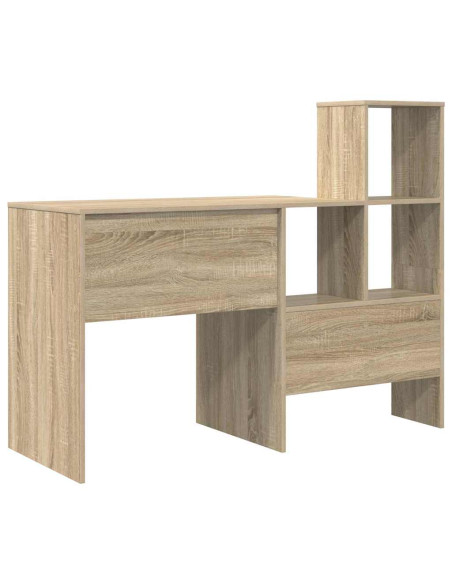Scrivania rovere sonoma 131.5 x 50 x 106.5 cm Legno multistrato
