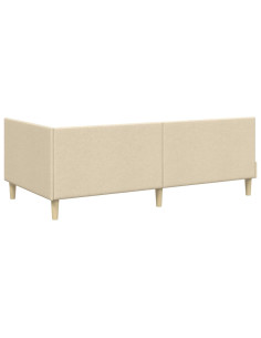 Cornice del letto ad angolo Altro Crema 90 x 190 cm
