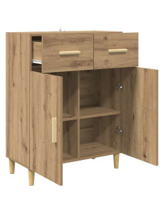 Credenza rovere artigianale 34 x 69.5 x 89 cm Legno multistrato