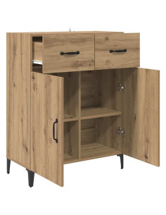 Credenza rovere artigianale 34 x 69.5 x 90 cm Legno multistrato