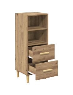 Credenza rovere artigianale 34 x 34,5 x 90 cm Legno multistrato