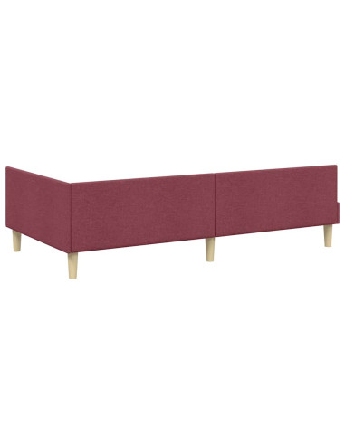 Cornice del letto ad angolo Altro Rosso vino 80 x 200 cm