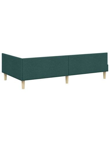 Cornice del letto ad angolo Altro Verde scuro 80 x 200 cm
