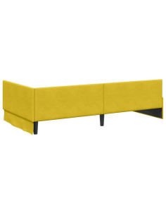 Cornice del letto ad angolo Altro Giallo 90 x 190 cm