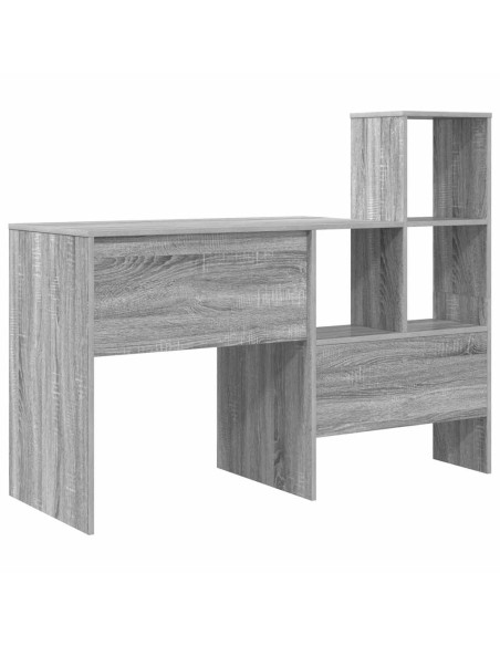Scrivania Grigio sonoma 131.5 x 50 x 106.5 cm Legno multistrato