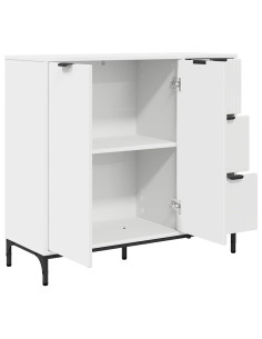 Credenza Bianco 89.5 x 33 x 82 cm Legno multistrato