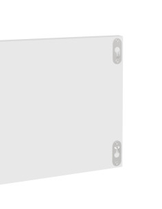 Mensole a Muro 4 pz Bianche 80x11,5x18 cm in Legno Multistrato