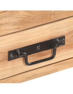 Credenza 120x30x75 cm in Legno Massello di Acacia