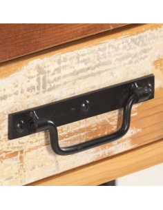 Credenza 120x30x75 cm in Legno Massello di Recupero