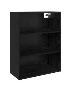 Credenza 2 pcs Rovere Nero 69.5 x 32.5 x 180 cm