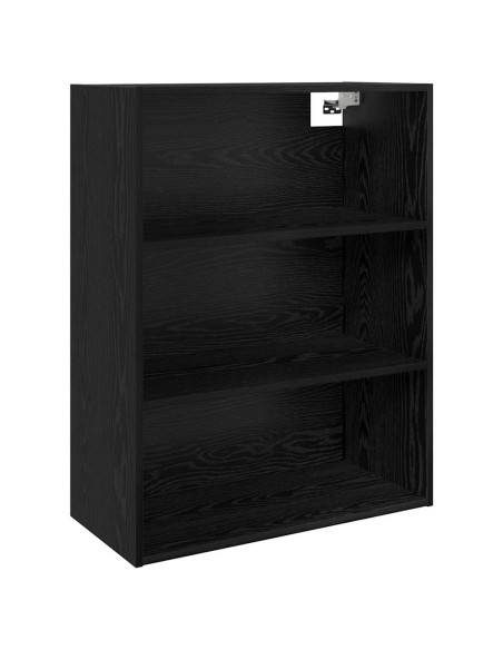 Credenza 2 pcs Rovere Nero 69.5 x 32.5 x 180 cm