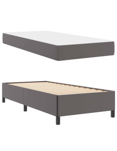 Struttura letto con materasso con materasso Grigio 80 x 200 cm
