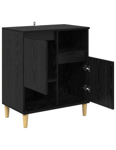 Credenza Rovere nero 35 x 60 x 70 cm Legno multistrato