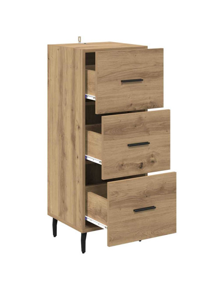 Credenza rovere artigianale 34 x 34,5 x 90 cm Legno multistrato