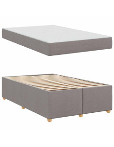 Struttura del letto con materasso Talpa 120 x 190 cm Tessuto
