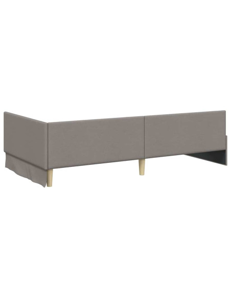 Cornice del letto ad angolo Talpa 90 cm x 190 cm Tessuto