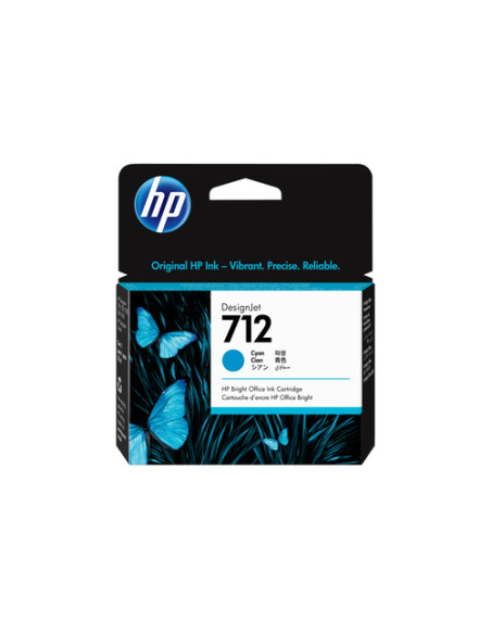 HP Cartuccia di inchiostro ciano originale DesignJet 712 da 29 ml
