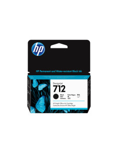 HP Cartuccia di inchiostro nero originale DesignJet 712 da 38 ml