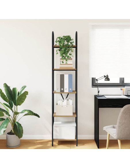 Libreria rovere artigianale 40 x 30 x 183 cm Legno multistrato