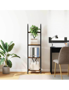 Libreria Rovere fumo 40 x 30 x 146 cm Legno multistrato