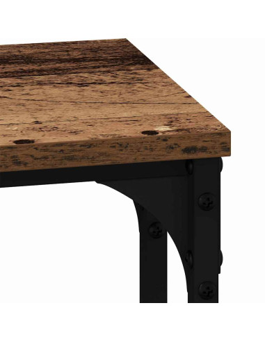 Tavolo da caffè nesting 3 pcs Legno vecchio 50.5 x 35 x 53 cm