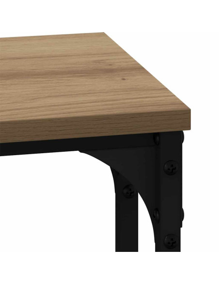 Tavolo da caffè nesting 3 pcs rovere artigianale