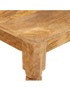 Tavolino da salotto Marrone 100 x 55 x 77 cm 2