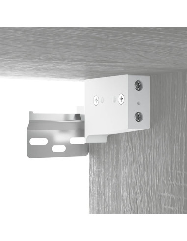 Set di Mobili Porta TV 6 pz Grigio Sonoma in Legno Multistrato