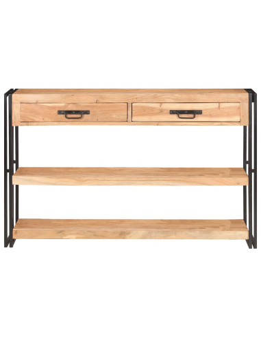 Credenza 120x30x75 cm in Legno Massello di Acacia