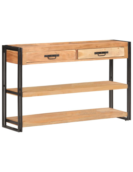 Credenza 120x30x75 cm in Legno Massello di Acacia