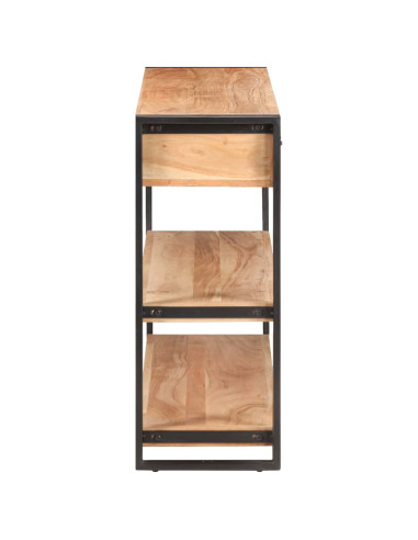 Credenza 120x30x75 cm in Legno Massello di Acacia