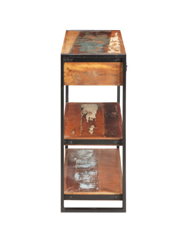 Credenza 120x30x75 cm in Legno Massello di Recupero