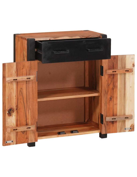 Credenza con cassetto 3 pcs Marrone 165 x 30 x 75 cm