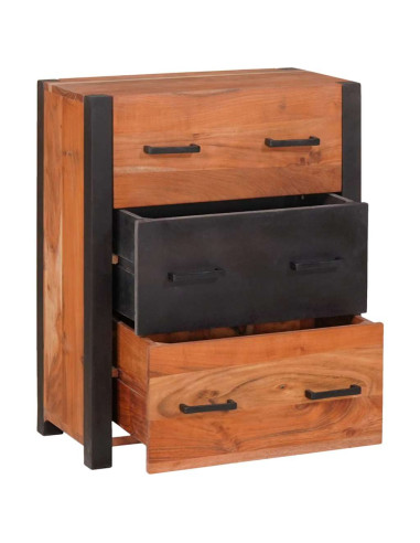 Credenza con cassetto 3 pcs Marrone 165 x 30 x 75 cm