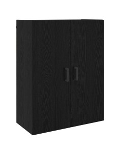 Credenza 2 pcs Rovere nero 69,5 x 34 x 180 cm Legno multistrato 2