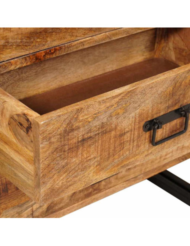 Credenza Marrone 66 x 33 x 70 cm legno massello di mango