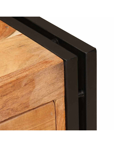 Credenza Marrone 66 x 33 x 70 cm legno massello di acacia